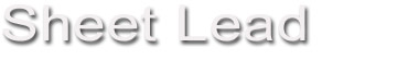 Sheet Lead Packaging